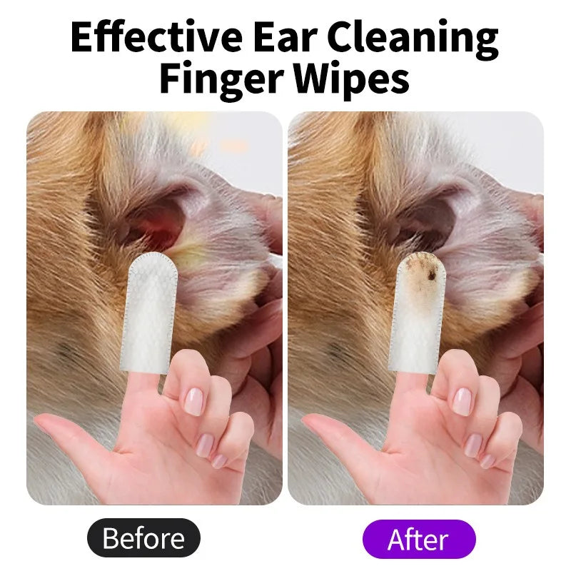 Ear cleaning wipes